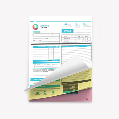 3 Part Carbonless Forms 3